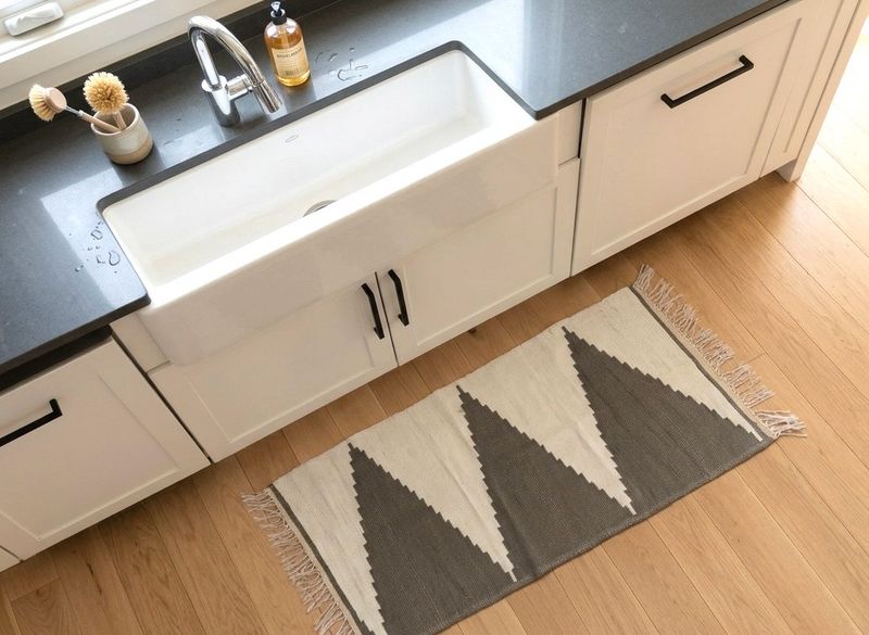 Woven Rug - Triangles / 70*100 cm / دواسة نسيج - مثلثات