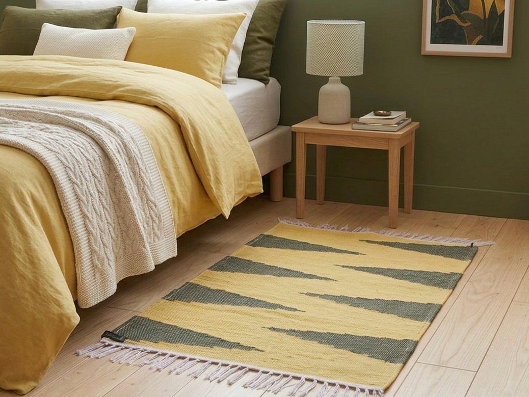 Woven Rug - Triangles / 70*100 cm / دواسة نسيج - مثلثات