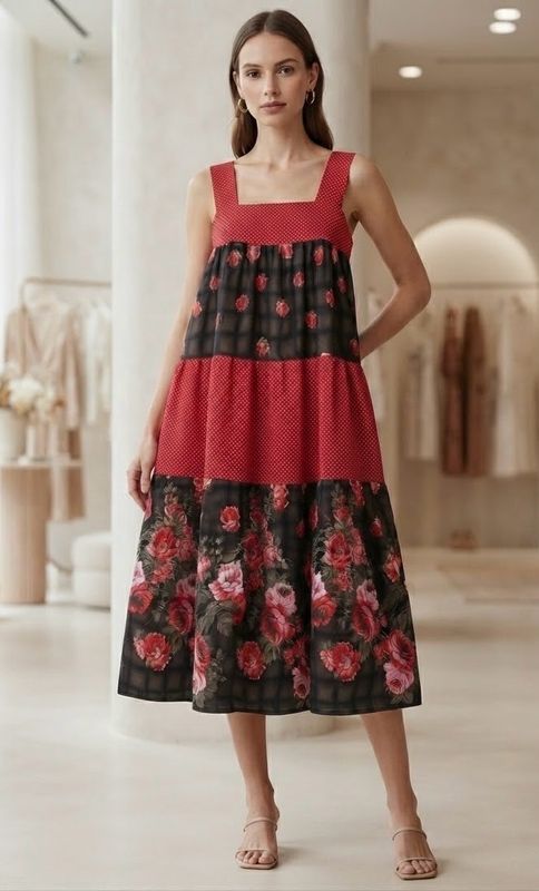 Patchwork Dress