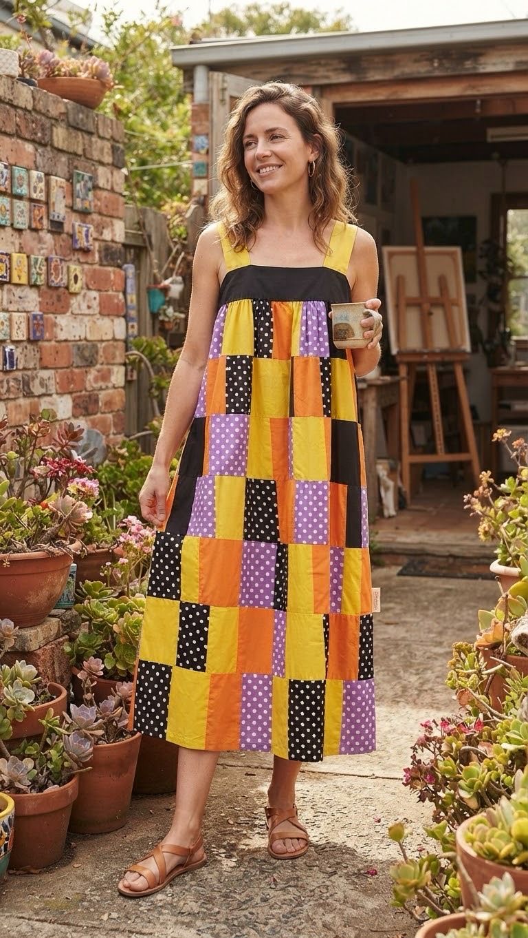 Patchwork Dress