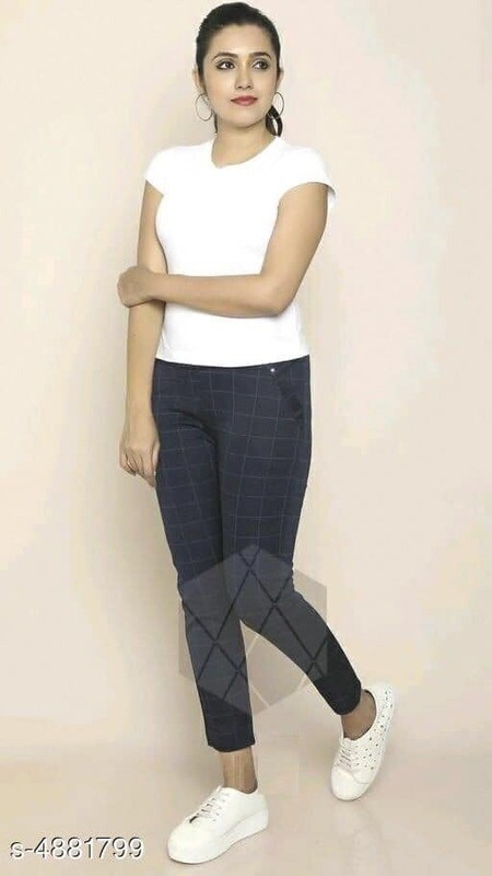 Checkered Pants For Women