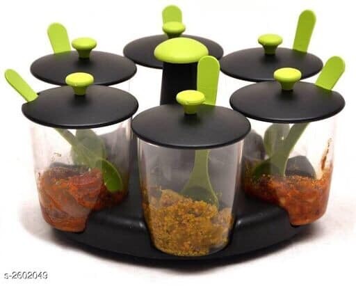 6 Jar Container