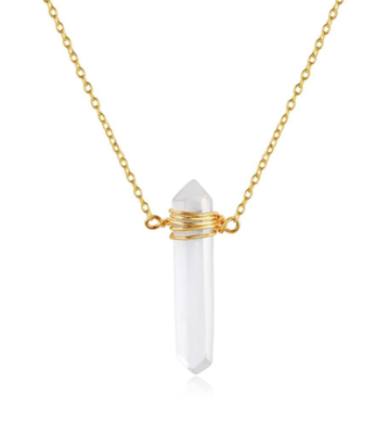 Collar Cristal Oro