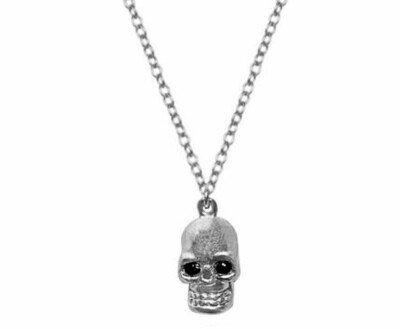 Collar Calavera Plata