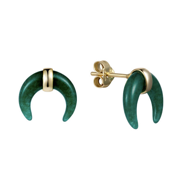 Pendientes Luna Verde