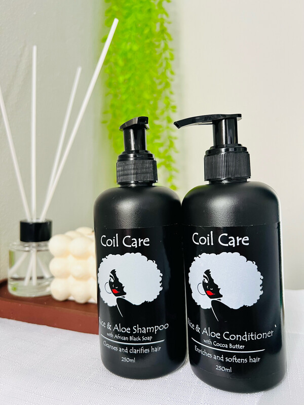 Rice &amp; Aloe Shampoo and Conditioner