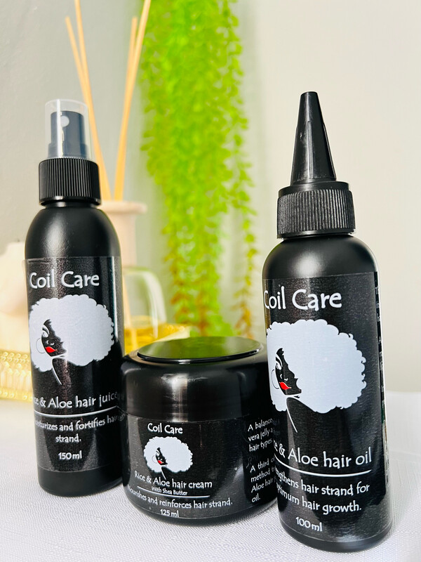 Rice &amp; Aloe hair Juice, Oil and Cream
