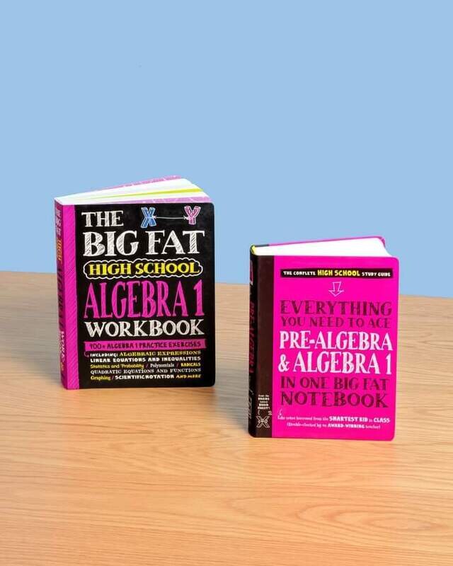 Big Fat Notebook High School Pre-Algebra &amp; Algebra 1 Math Set