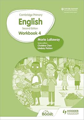 Hodder Education Cambridge Primary English Workbook 4 Second Edition