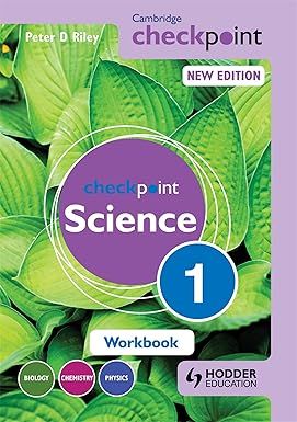 Hodder Education Cambridge Checkpoint Science Workbook 1
