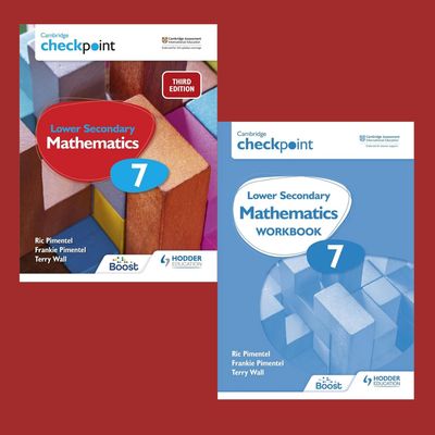 Hodder Education Cambridge Checkpoint Lower Secondary Mathematics Student&#39;s Book 7 Set: Third Edition