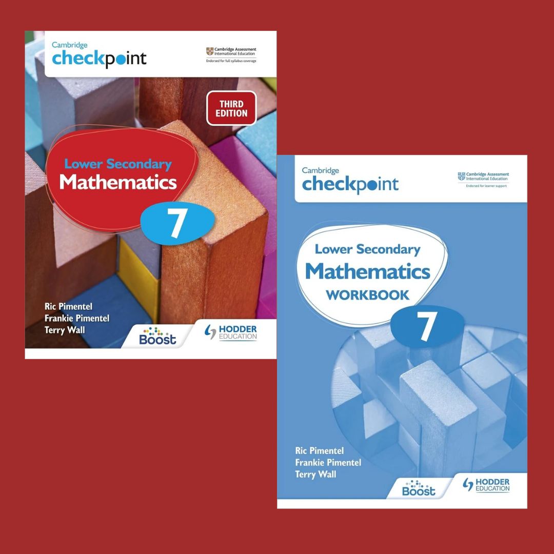 Hodder Education Cambridge Checkpoint Lower Secondary Mathematics Student&#39;s Book 7 Set: Third Edition