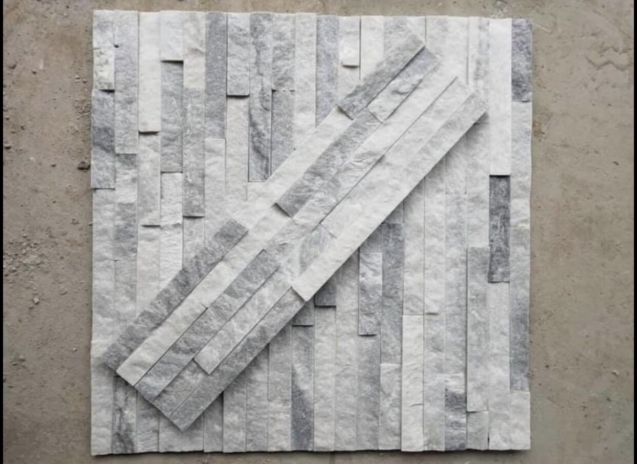 PIEDRA NATURAL HONEY GOLDEN  6X24, Piedra Natural: Cloudy Gray 6x24