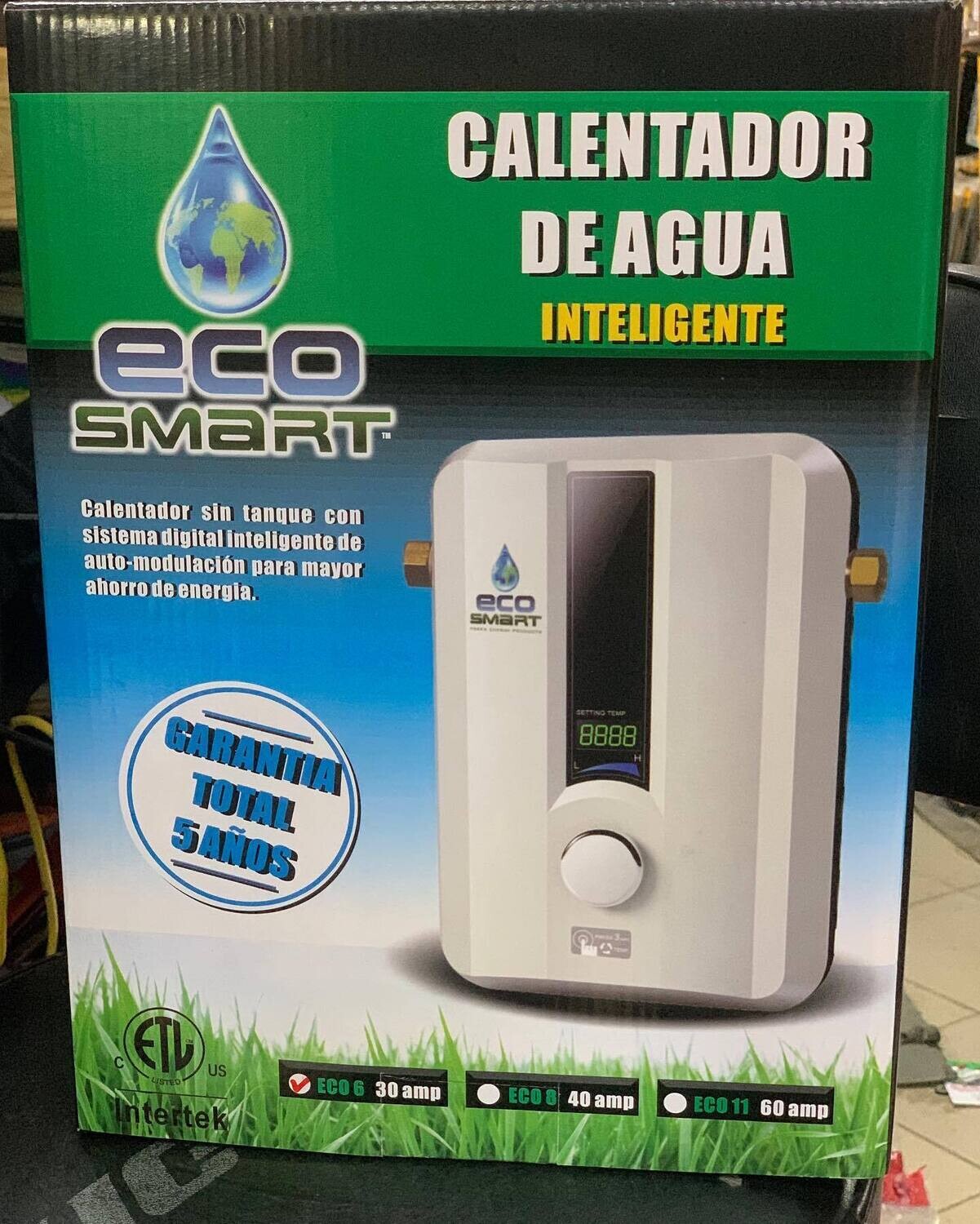 CALENTADOR DE LINEA TANQUE 220V ECO-6