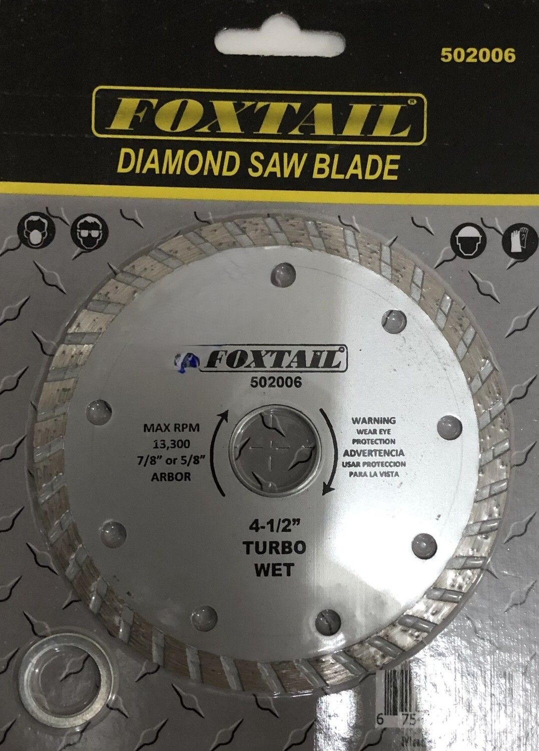 DISCO DE CORTE DIAMANTADO 4&quot; 1/2