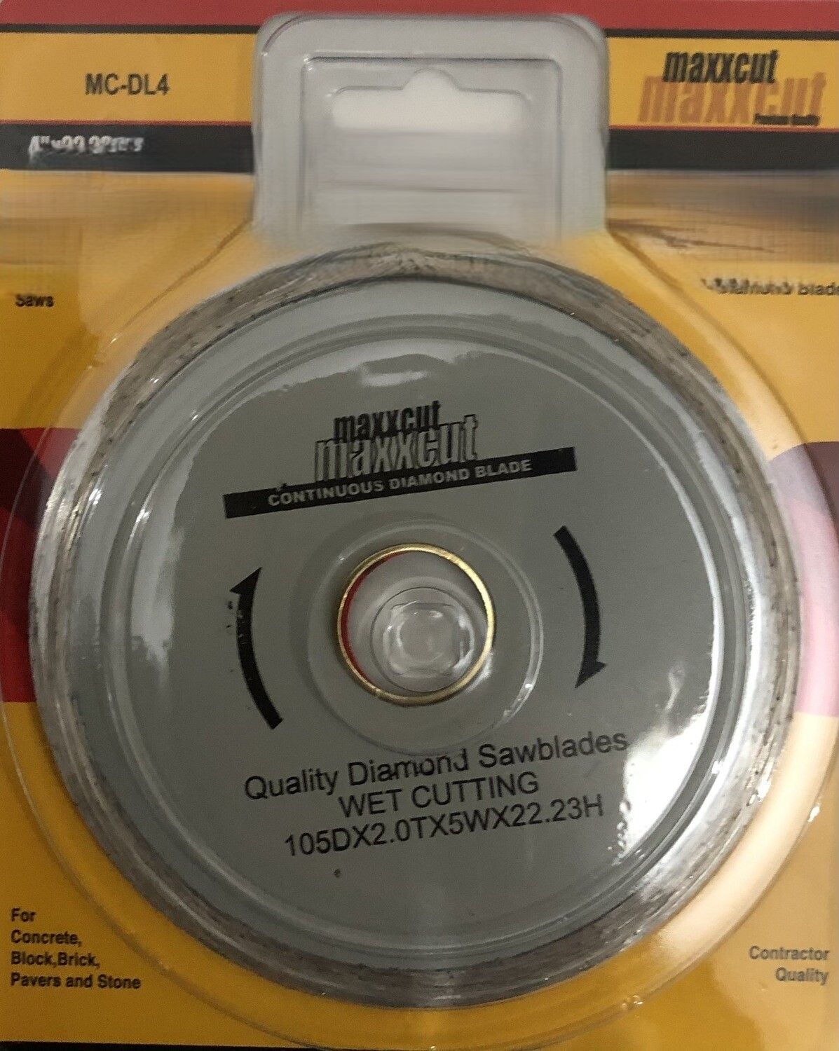 DISCO DE CORTE DIAMANTADO LISO 4&quot;