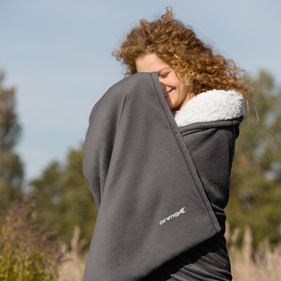 Arima Premium Embroidered Sherpa Blanket With Fleece