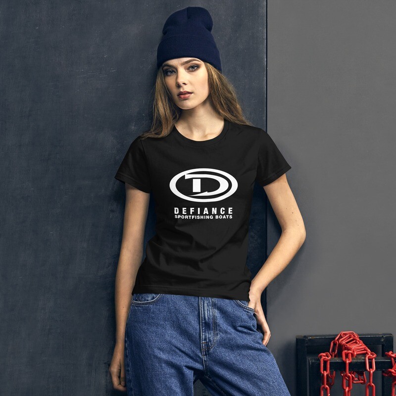 Defiance Women's Tee  w/White Logo