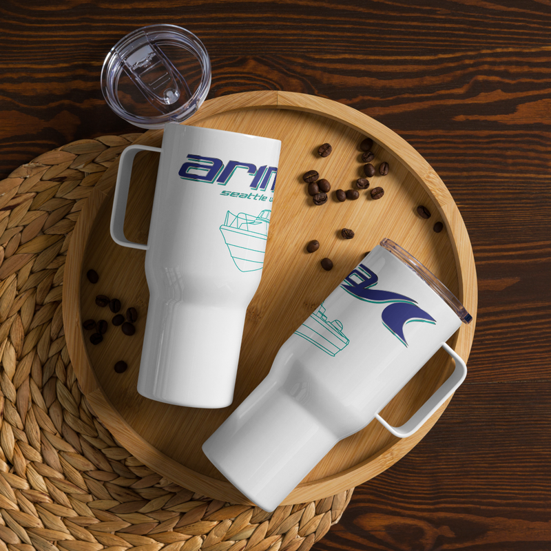 Arima Travel Mug with a handle - 25oz