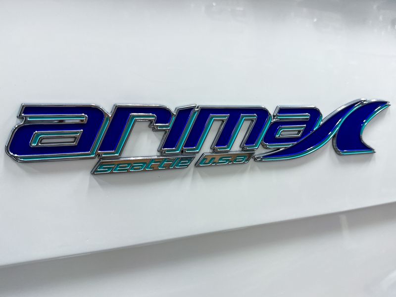 NEW! Arima Chrome Boat Emblem - Current (Pair)
