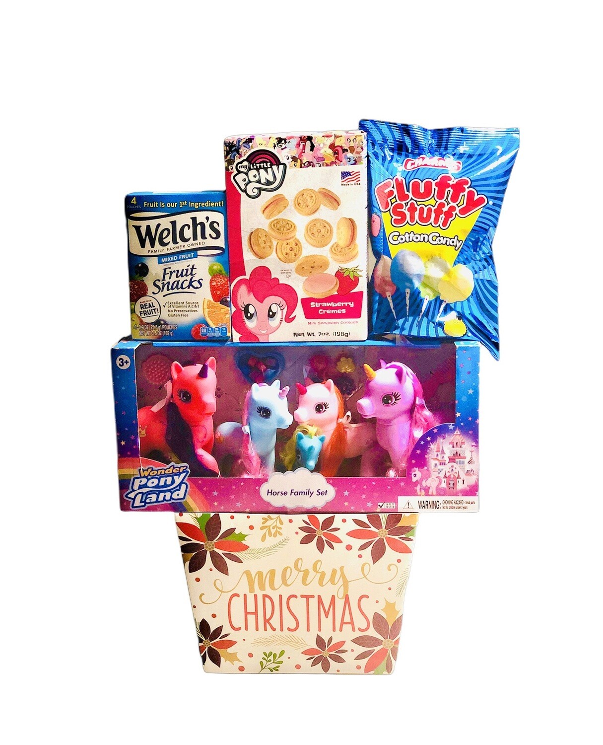 Pony Christmas Basket