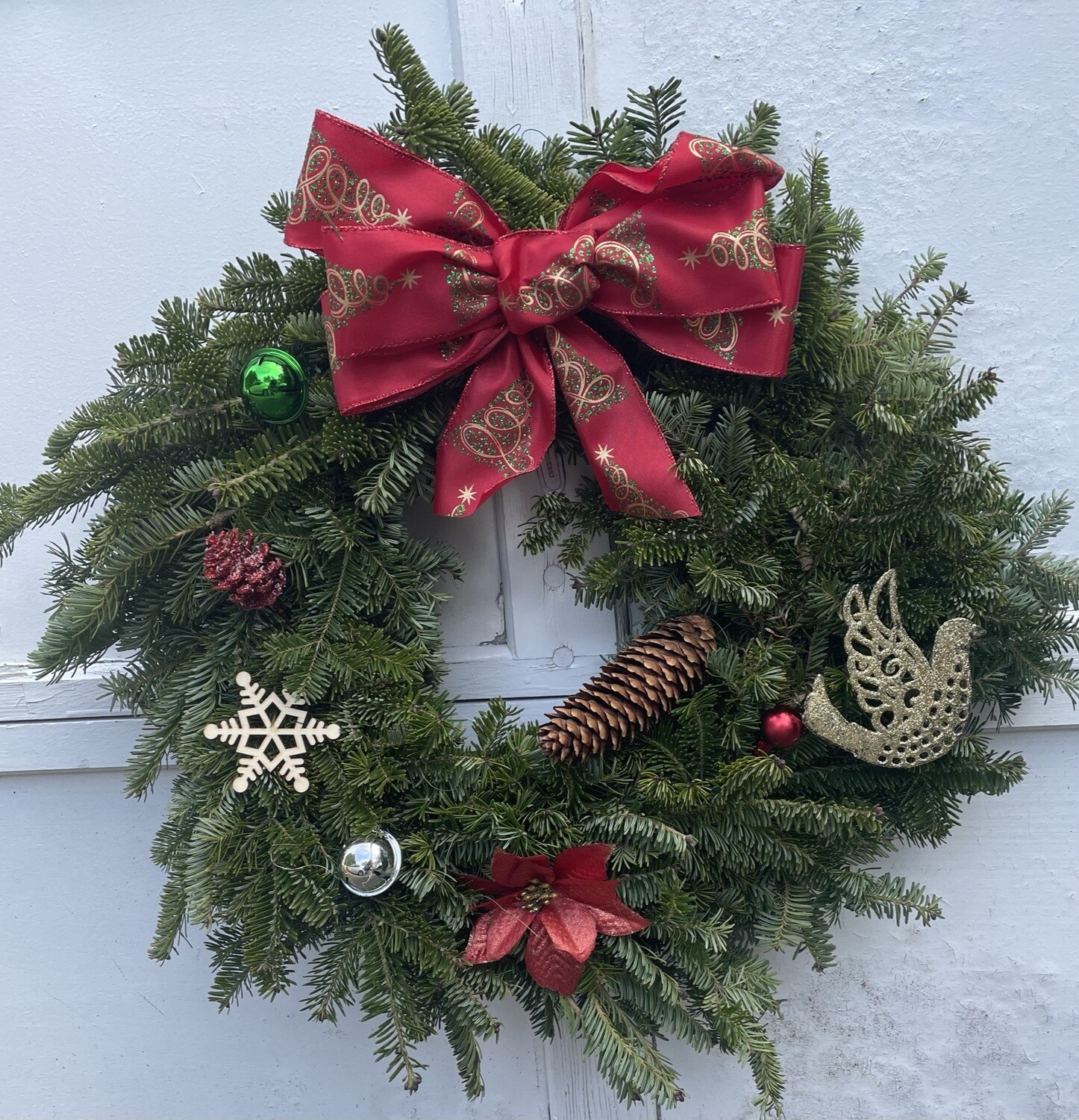 Holiday Traditions Balsam Wreath -  28&quot; Outside Diameter