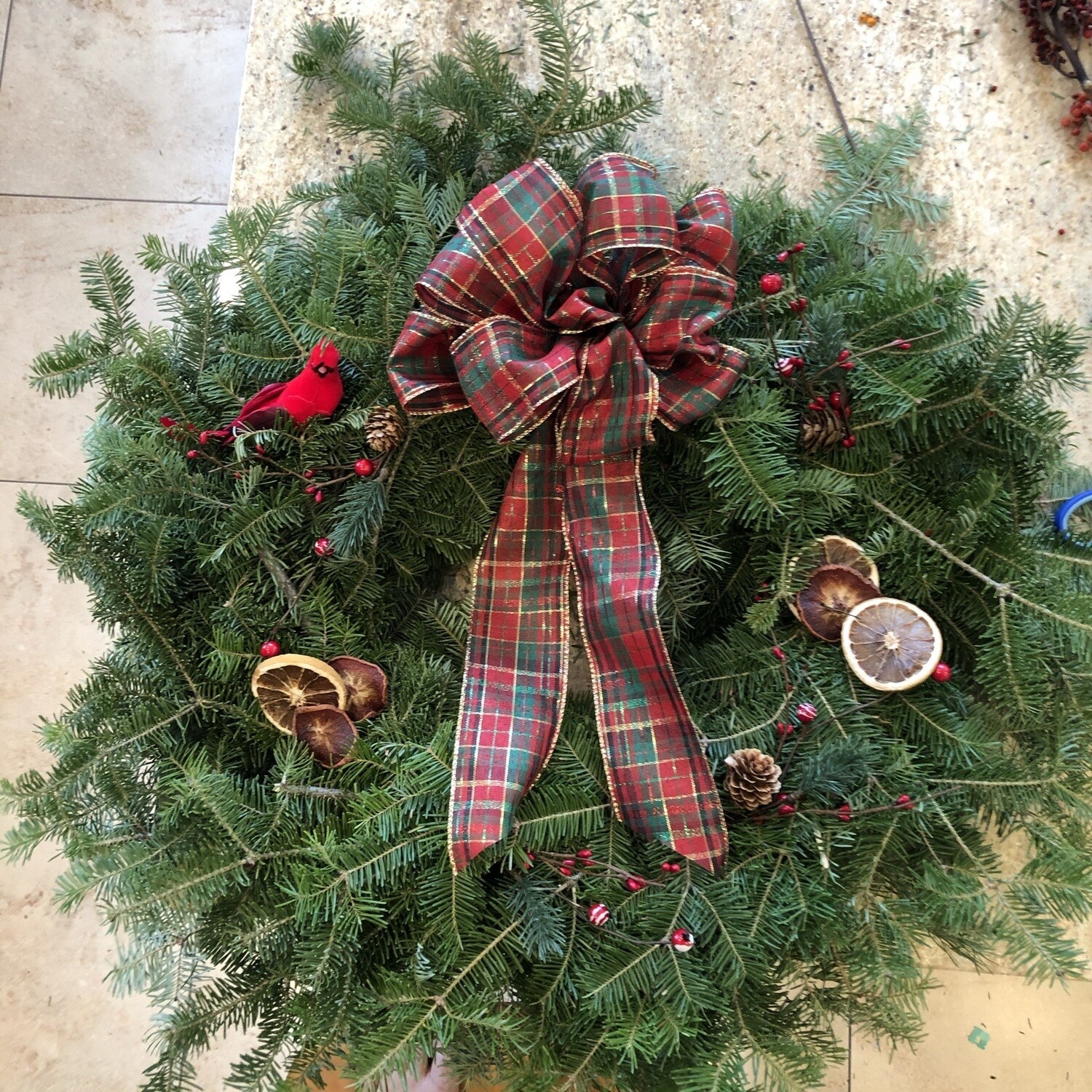 Nature&#39;s Bounty Wreath - 28&quot; Outside Diameter