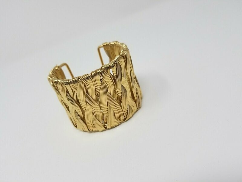 Braided Cuff Gold
