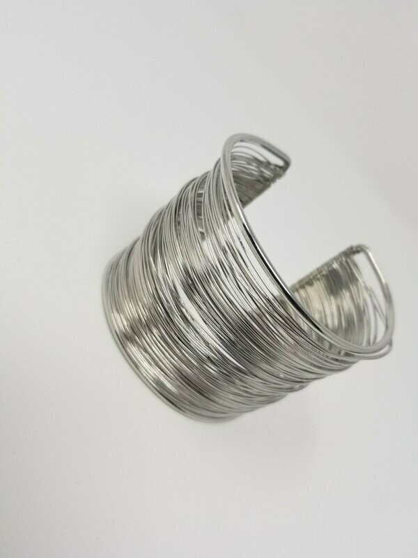 Silver Wire Cuff