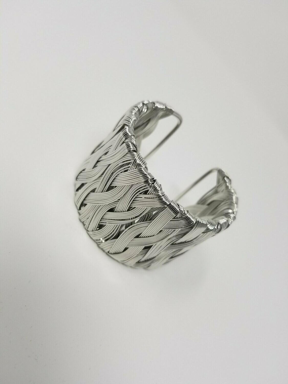 Braided Cuff Silver