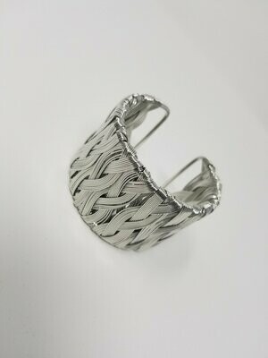 Braided Cuff Silver