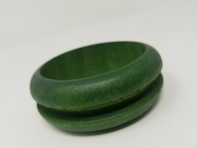 Green Wooden Bangle