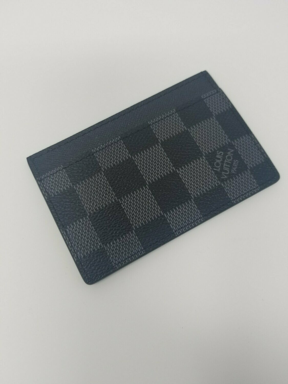 Black Checkered Thin Wallet
