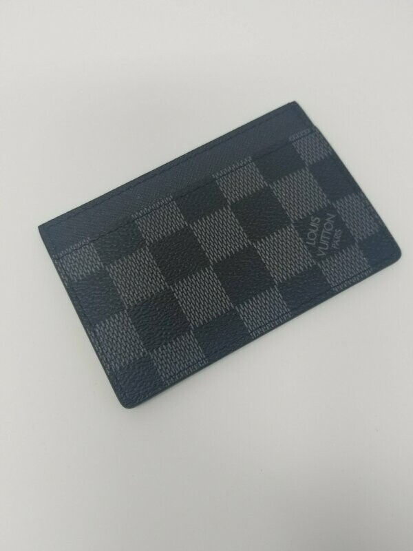 Black Checkered Thin Wallet