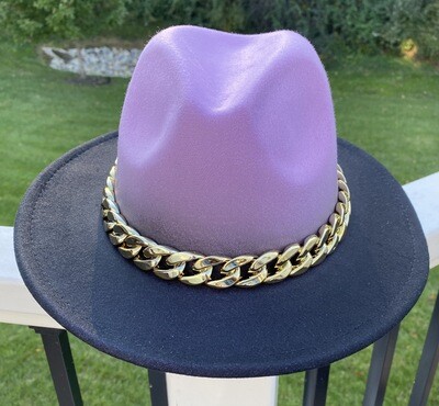 Panama Gold Link Chain Hat  | Trendy Accessories | Unique Gifts | Stylish Hats | Holiday Gifts