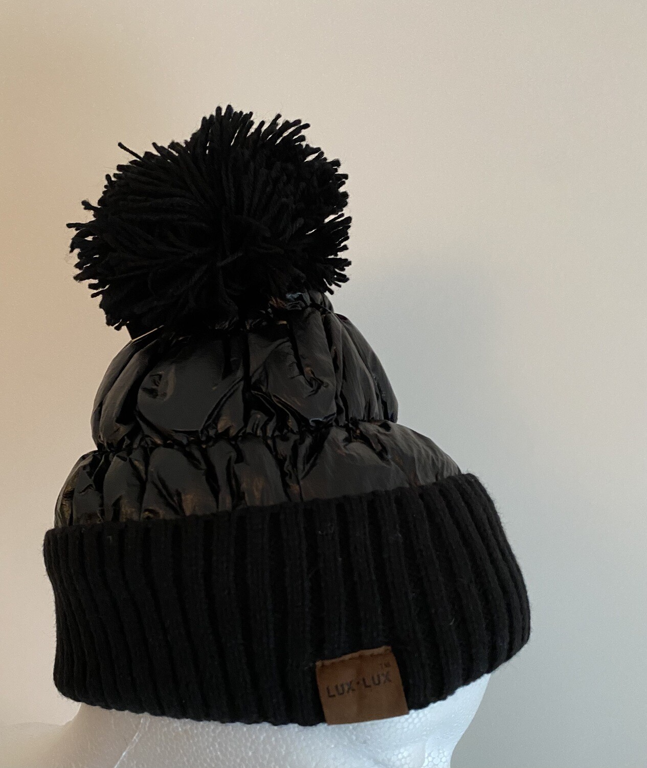 Puffer Knit Pom Pom Beanie Hat  | Trendy Accessories | Unique Gifts | Stylish Hats
