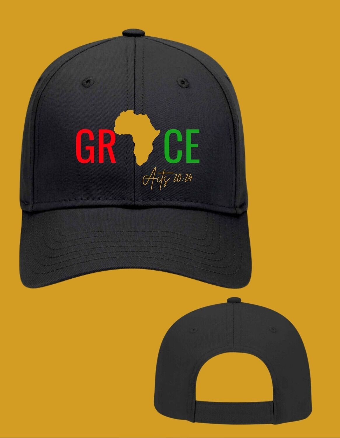 Black History Grace Cap  | Trendy Accessories | Unique Gifts | Stylish Hats | Caps | Street Wear | Embroidery