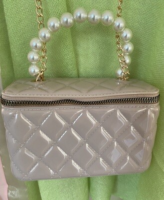 Pearl Handle| Diamond Threaded Clutch Bag | Trendy Accessories | Gifts | Luxury Handbags | Mother's Day| Pink