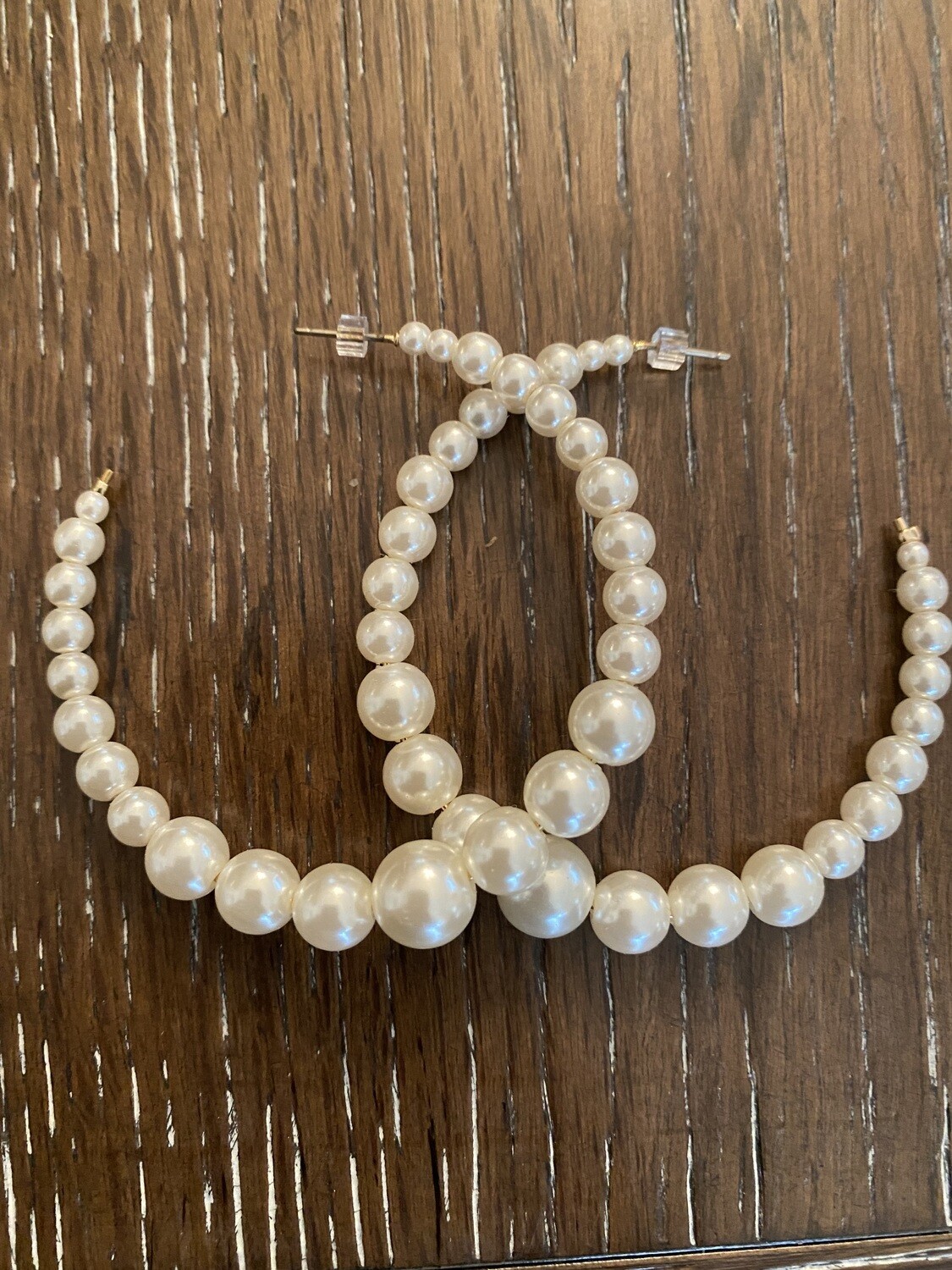 Pearl Hoop Earrings | Trendy Accessories | Unique Jewelry