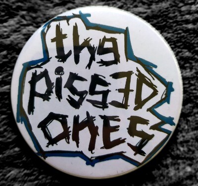 The Pissed Ones - Logo (Weiß) // Button