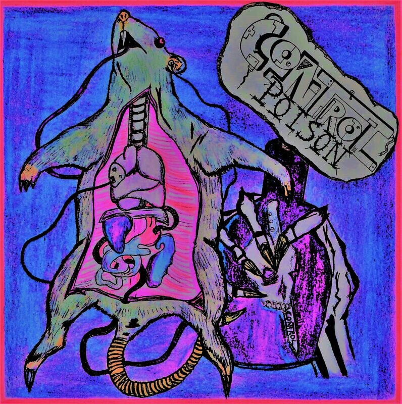 Control Poison - s/t (Demo 2019) // CD, Pappschuber