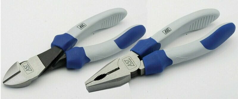 AST AUTO SERVICE TOOLS HEAVY DUTY PLIER & SIDE CUTTER JOB LOT DEAL PE175 PDC175