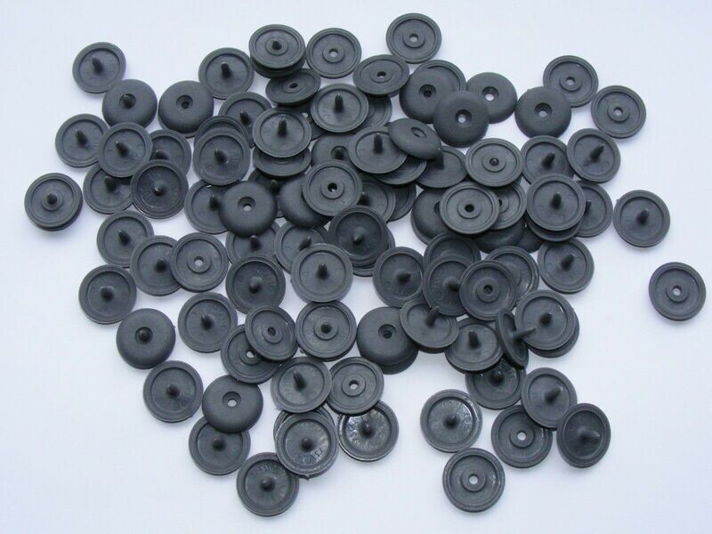 SYKES PICKAVANT  50  REPLACEMENT SEAT BELT BUTTON STOPPER STUD GREY 045603