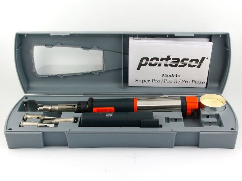 PORTASOL SUPER PRO MK2 CORDLESS GAS SOLDERING IRON KIT