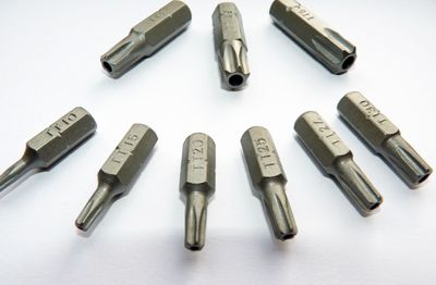 CONSOLIDATED PROFESSIONAL TOOLS TAMPER TORX BIT SET 1/4 & 5/16 HEX