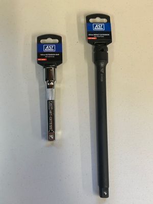 AST TOOLS OF UK PROFESSIONAL QUALITY 1/2 Drive Extension Set JOB LOT CLEARANCE
