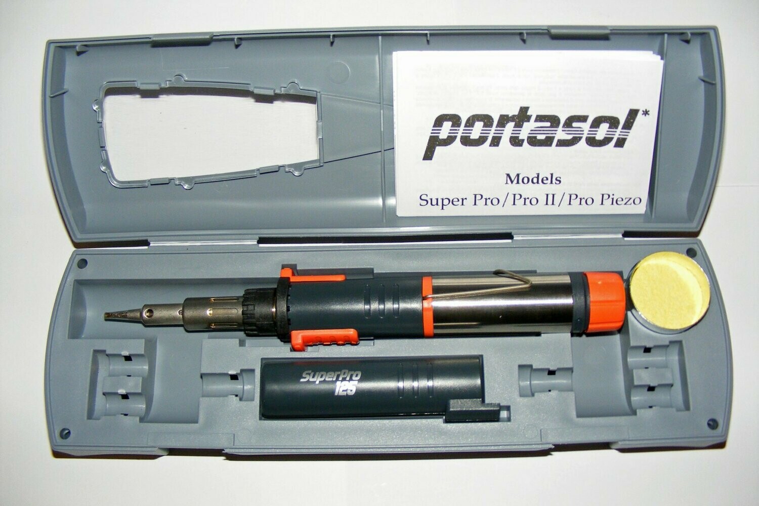 Portasol Super Pro 125 MK2 Gas Soldering Iron Kit LIMITED OFFER SP- BASE KIT Portasol Super Pro 125 MK2 Gas Soldering Iron Kit LIMITED OFFER SP- BASE KIT