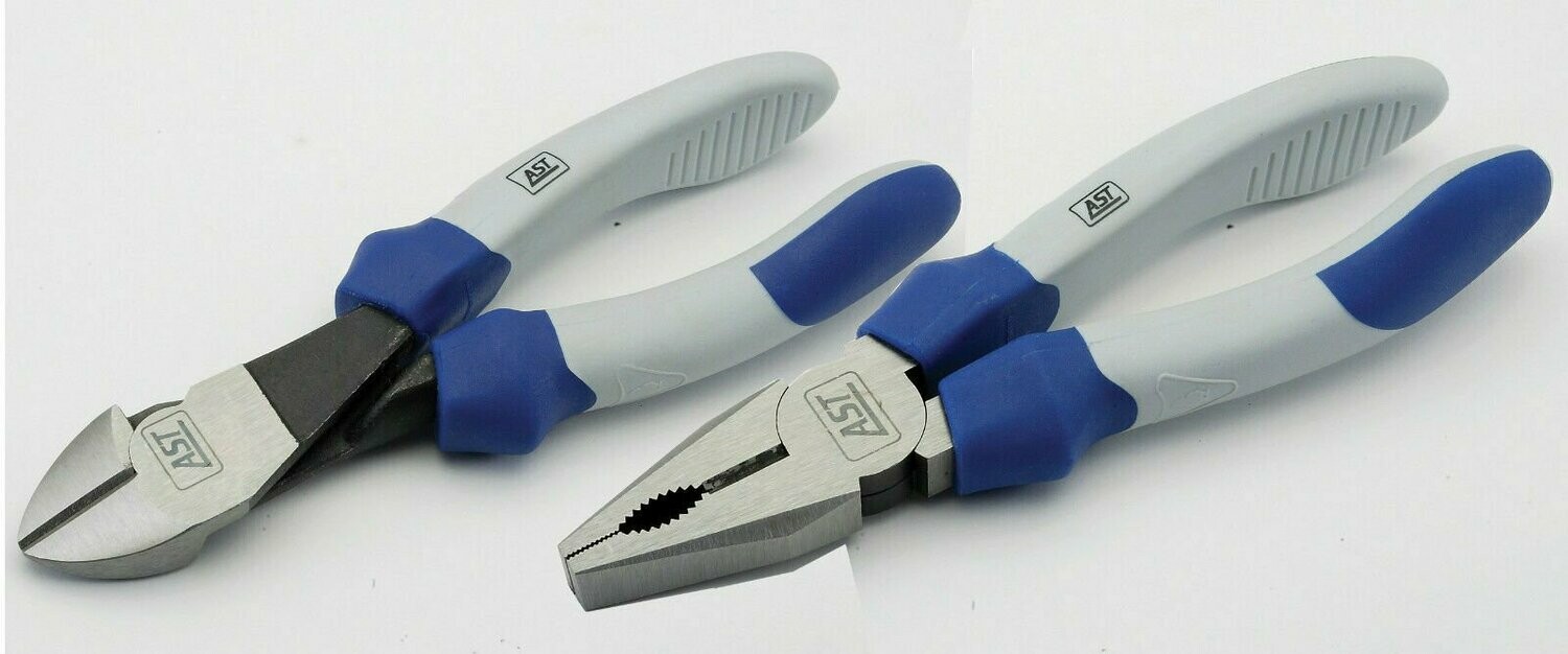 AST AUTO SERVICE TOOLS HEAVY DUTY PLIER & SIDE CUTTER JOB LOT DEAL PE175 PDC175 AST AUTO SERVICE TOOLS HEAVY DUTY PLIER & SIDE CUTTER JOB LOT DEAL PE175 PDC175