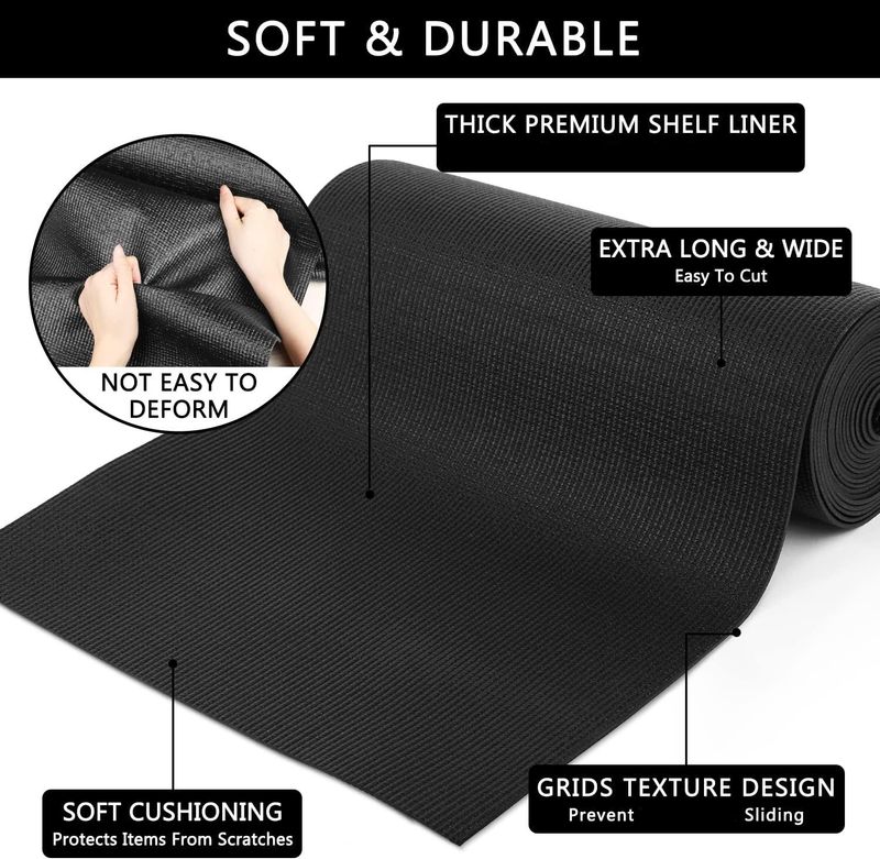 Caravan Camper Van Motorhome Cabinet Shelf Drawer Liner Mat Non Slip 24' / 7.3m