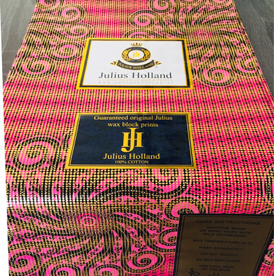 African Wax Print Fabric, Exclusive Design